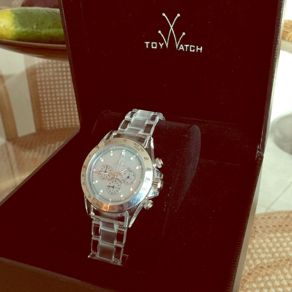 Accessories - ToyWatch BIG Chronograph Watch MotherOfPearl Face